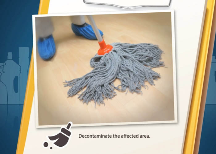 Decontaminate Area